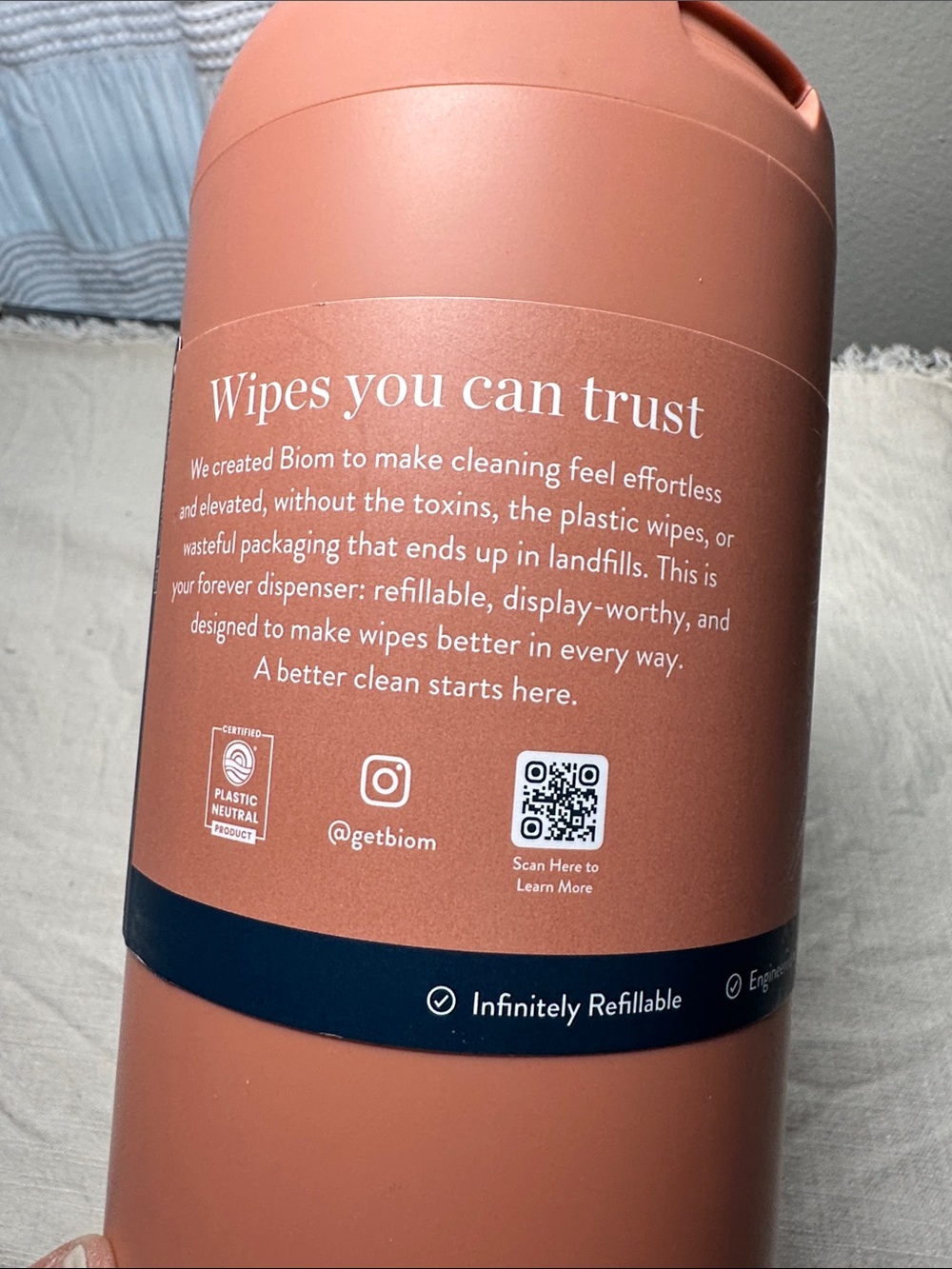 Refillable Wipe Dispenser by Biom. NWT - Picture 7 of 7